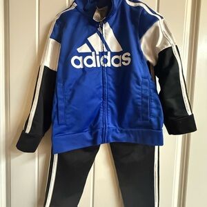 adidas Kids Matching Set in Blue and Black